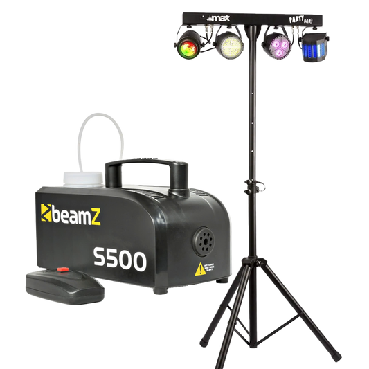 Partyset | rookmachine & lampen