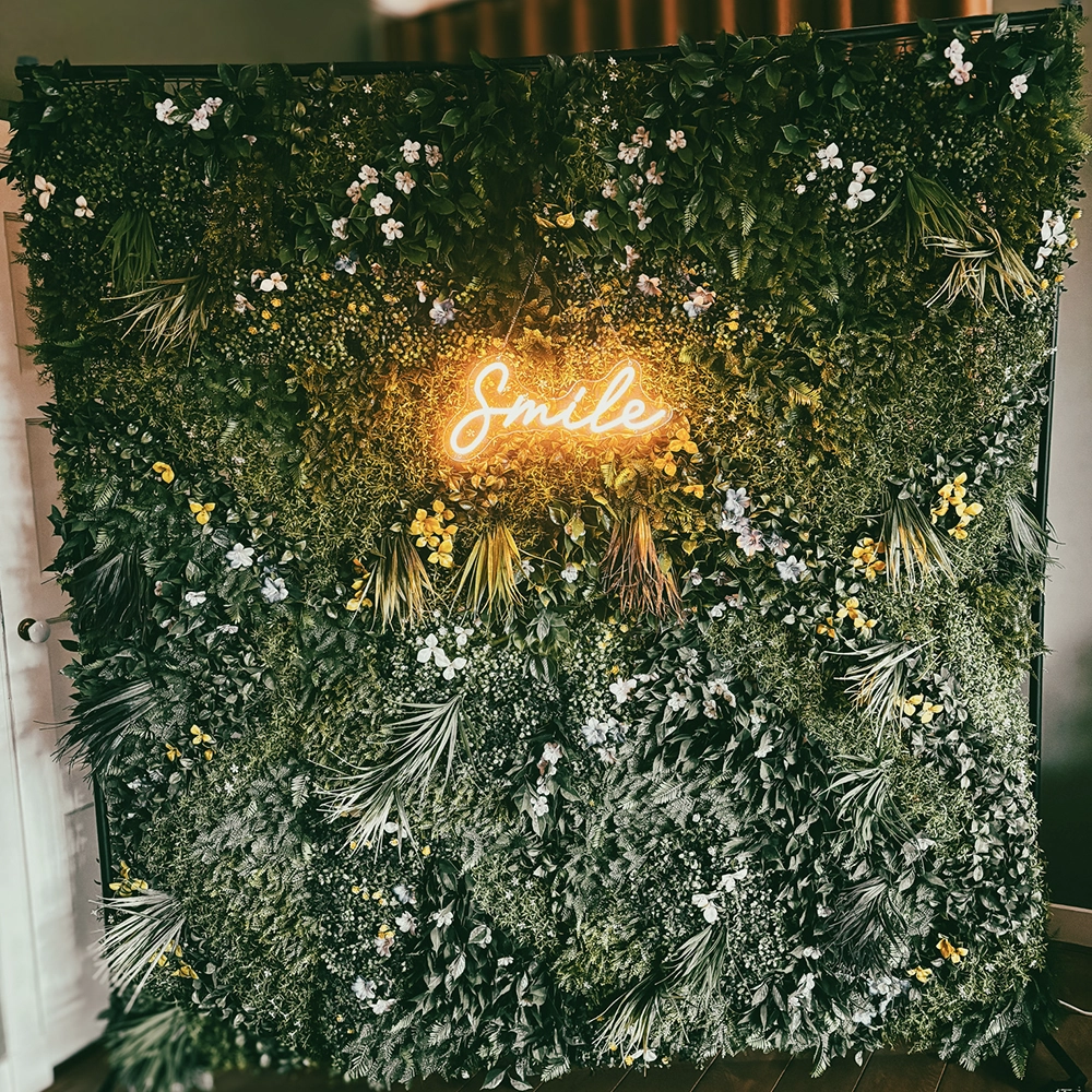 neon jungle achterwand photobooth